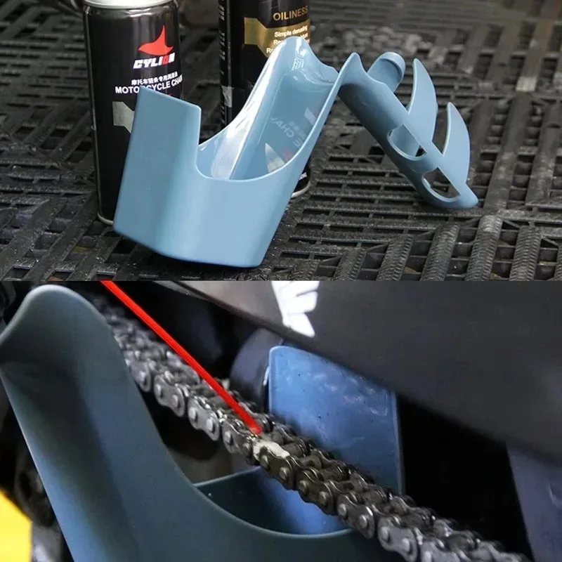 

Масло для чистки цепи Брызгозащищенный ящик для инструментов Масло для загрязнения цепи Инструмент против брызг Средство для чистки цепи Инструмент против брызг