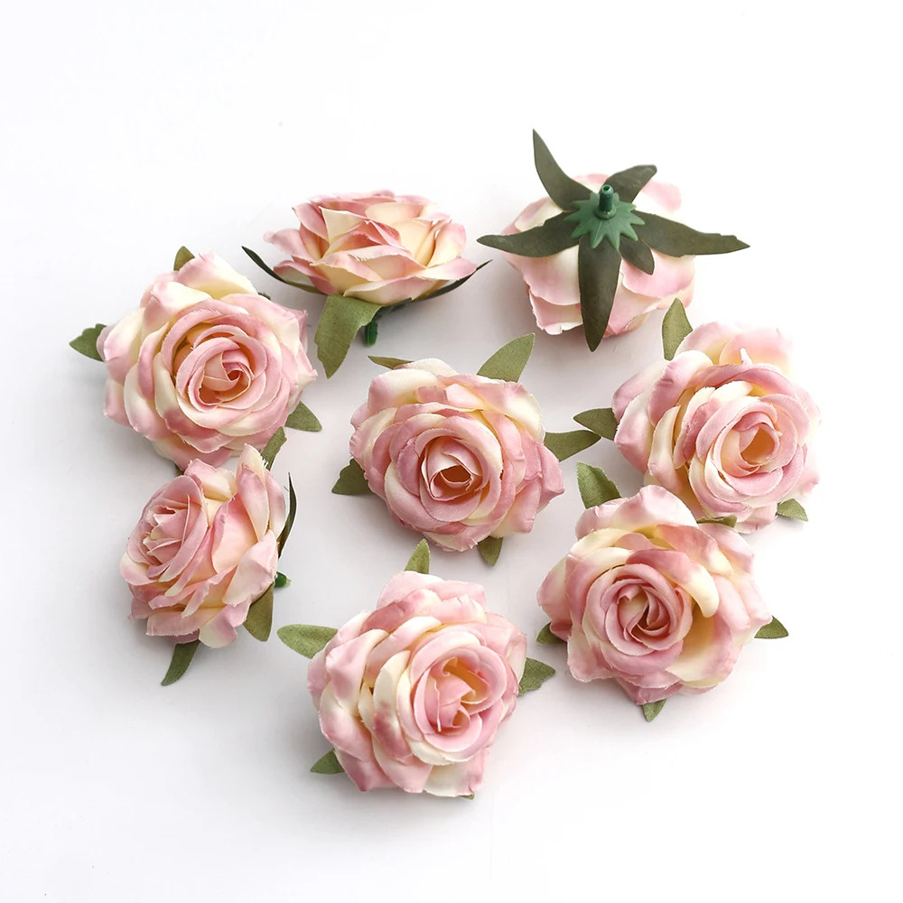 5/10 Stück 5cm Rosen-Seidenblumenköpfe für Party, Heimdekoration, Garten, Simulationsblumen-Zubehör, Geschenk, Hochzeitsdekoration – Detail 10