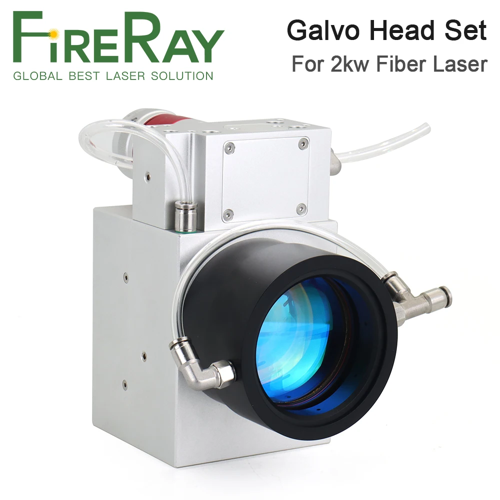 FireRay HP10-2000 Galvo Scanner Apeature 10mm Galvo Head Set with Scan Lens and Beam Combiner for 2000w Fiber Laser Source