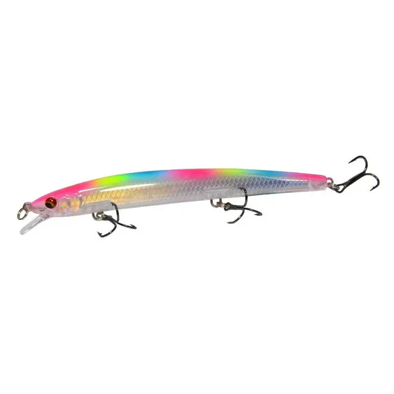 Langwurf-Minnow-Angelköder, 135mm/15,4g, Fliegender Fisch, Klassische Wobbler, Hartplastik-Crankbait – Detail 10
