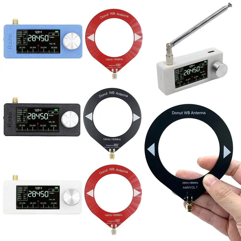 

0.5-108mhz Mini Radio Sound Recorder Telescopic Antenna SI4732 DSP Radio Multifunctional SW LW AM FM SSB Full Band Mini Receiver