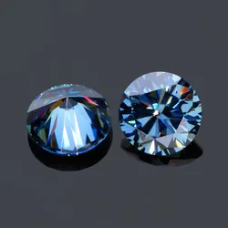 Royal Blue Moissanite Loose VVS1 Excellent Cut Moissanita stones