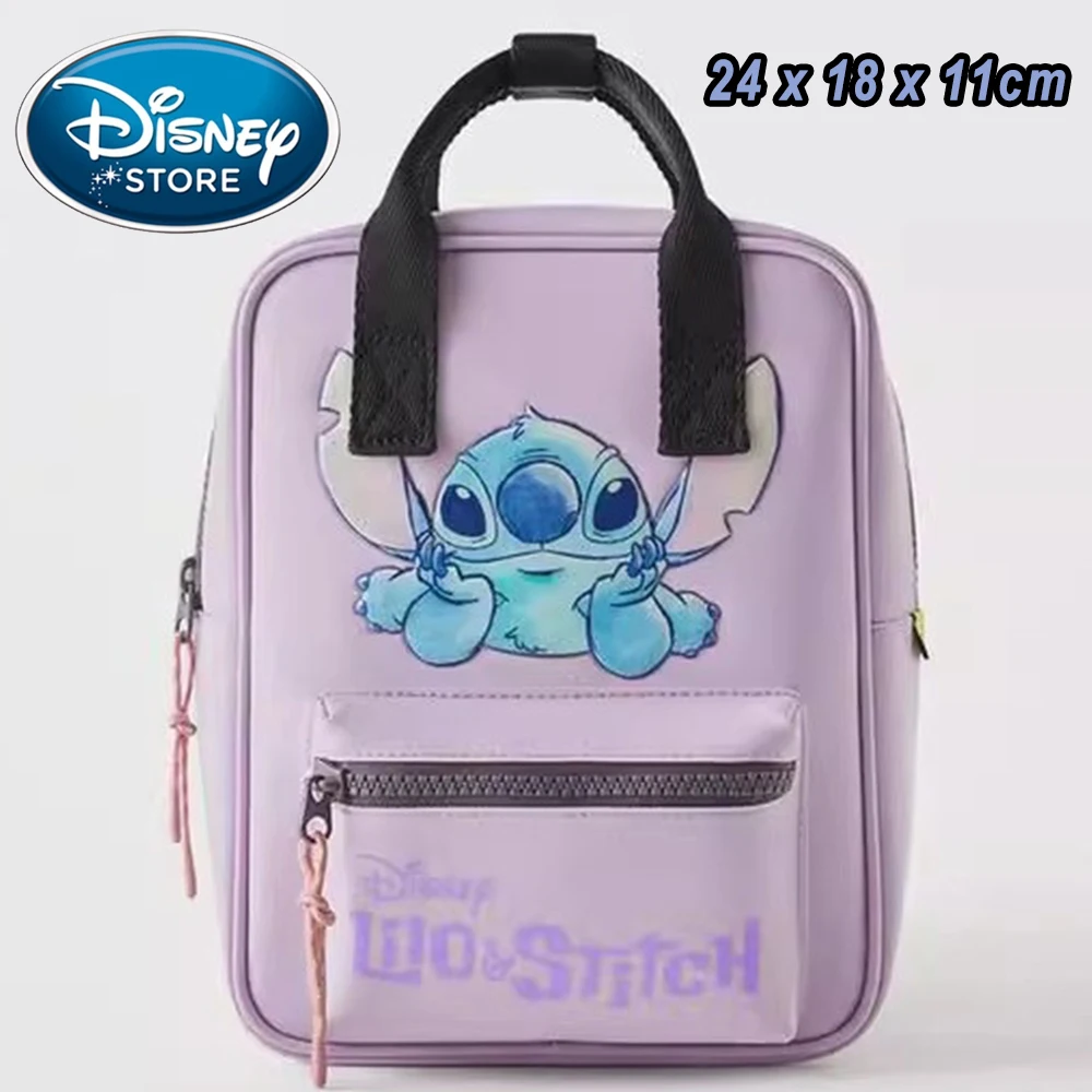 Disney Cartoon Backpack Women\'s Mickey Mouse Donald Duck Pattern Student School Bag Large Capacity Backpack Girls Shoulder Bag