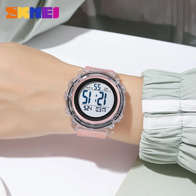 SKMEI New Style Digital Watch for Man Fashion Wommen Watches Outdoor Countdown Led Light Electronic Movement Original Wristwatch