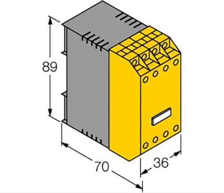 

Электрический предохранительный замок MS91-12-R/24VDC 24VDC с сигнальной обратной связью, автоматический, IP65, индукционный предохранительный блокировочный выключатель