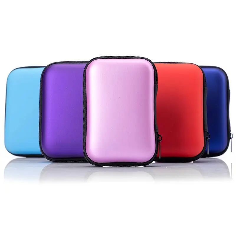 Hard EVA Storage Case With Shockproof Shell And Mesh Pocket For Cameras Cables Earphones And Small Gadgets