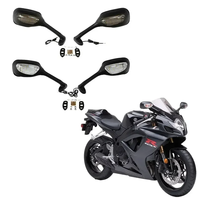 

Для Suzuki GSXR600/750 Φ 600 750 2006-2015 2014 аксессуары для мотоциклов зеркало заднего вида Янтарный фотосигнал поворота