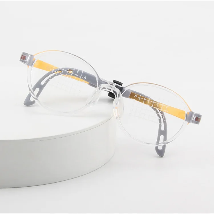 44mm Adjustable Length Kids Spectacles, Unbreakable TR90 Frame, Sports Safety Glasses for Children Eye Protection T103
