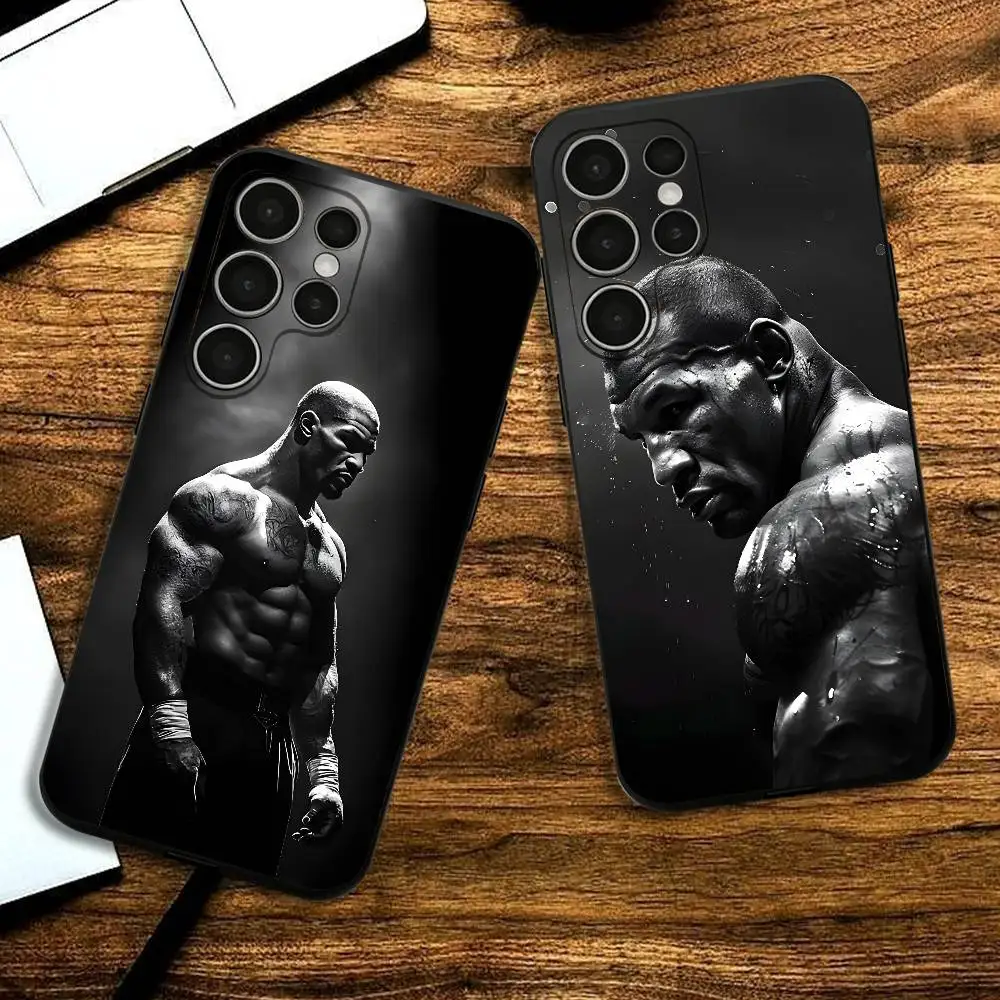 

Boxing M-Mike T-Tyson Phone Silicone Case For Samsung S24,22,20,23,21,20 Ultra Plus Lite 5G Print Silicone Cover