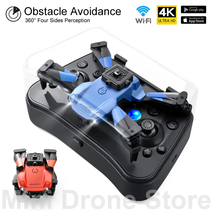 

V26 RC Helicopters Toy Gifts Obstacle Avoidance Mini Drone Folding Quadcopter With Camera Aerial Photography Integrated Storage