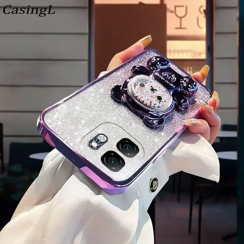 

For infinix Hot 50i 9 Smart Cover Magnetic Suction Holder Brilliant Electroplate Soft Case For Infinix Hot 504G 50 Infinix Shell