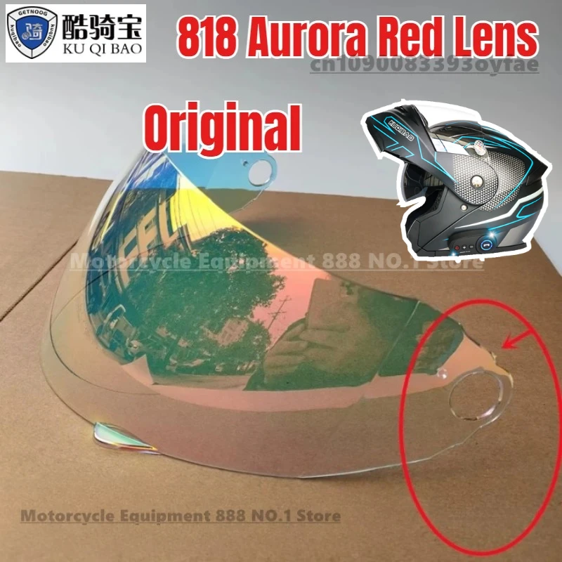

Kuqibao 818 Helmet Lenses, 818 Helmet Color Visors, Transparent Anti Fog Lenses, Original Helmet Accessories