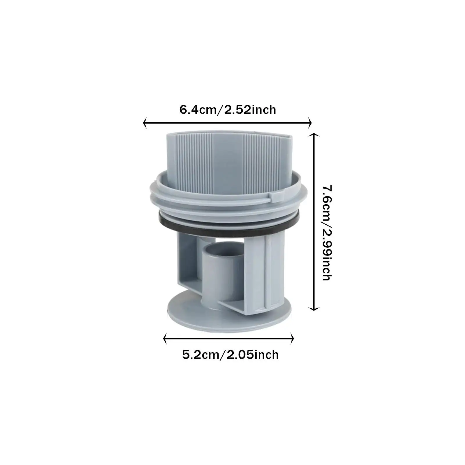ฝาครอบปั๊มระบายน้ําเครื่องซักผ้าติดตั้งง่ายส่วนประกอบอุปกรณ์เสริมขนาดกะทัดรัด