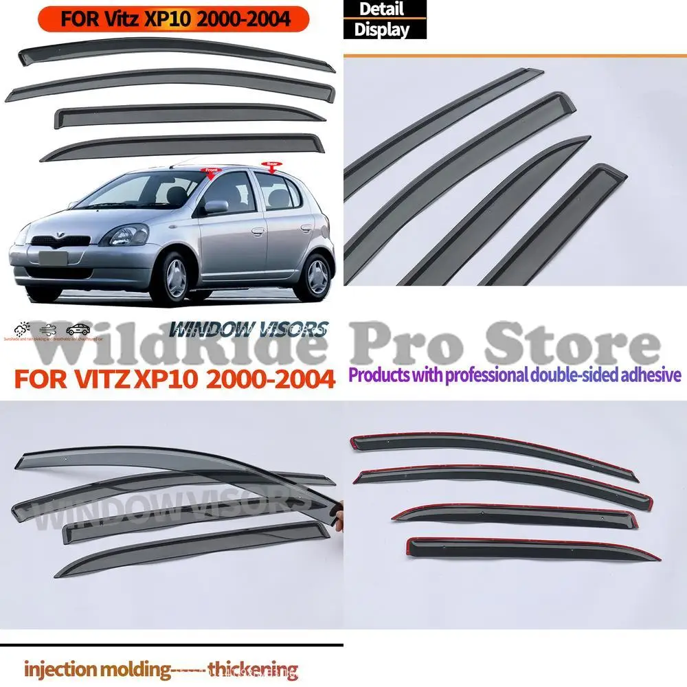 

1 set For TOYOTA VITZ XP10 Window Visor Suitable for Toyota Vitz 2000-2004 Car Window Rain Shade