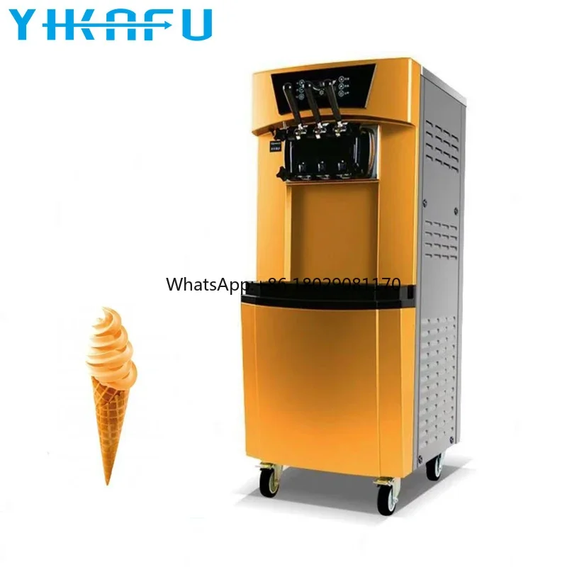 

Factory In China Advantageous portable mode golden color ice cream machine italian