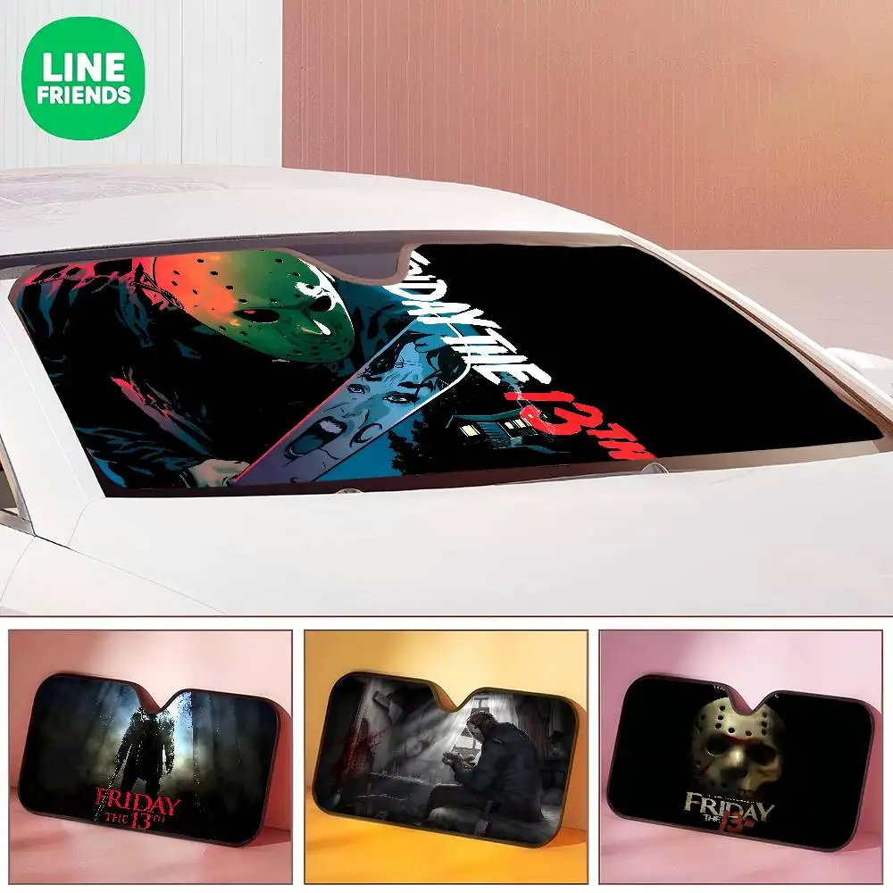 

Movie F-Friday the 13th shade for car windshield cover reflector protector privacy sunshade decor gift for women