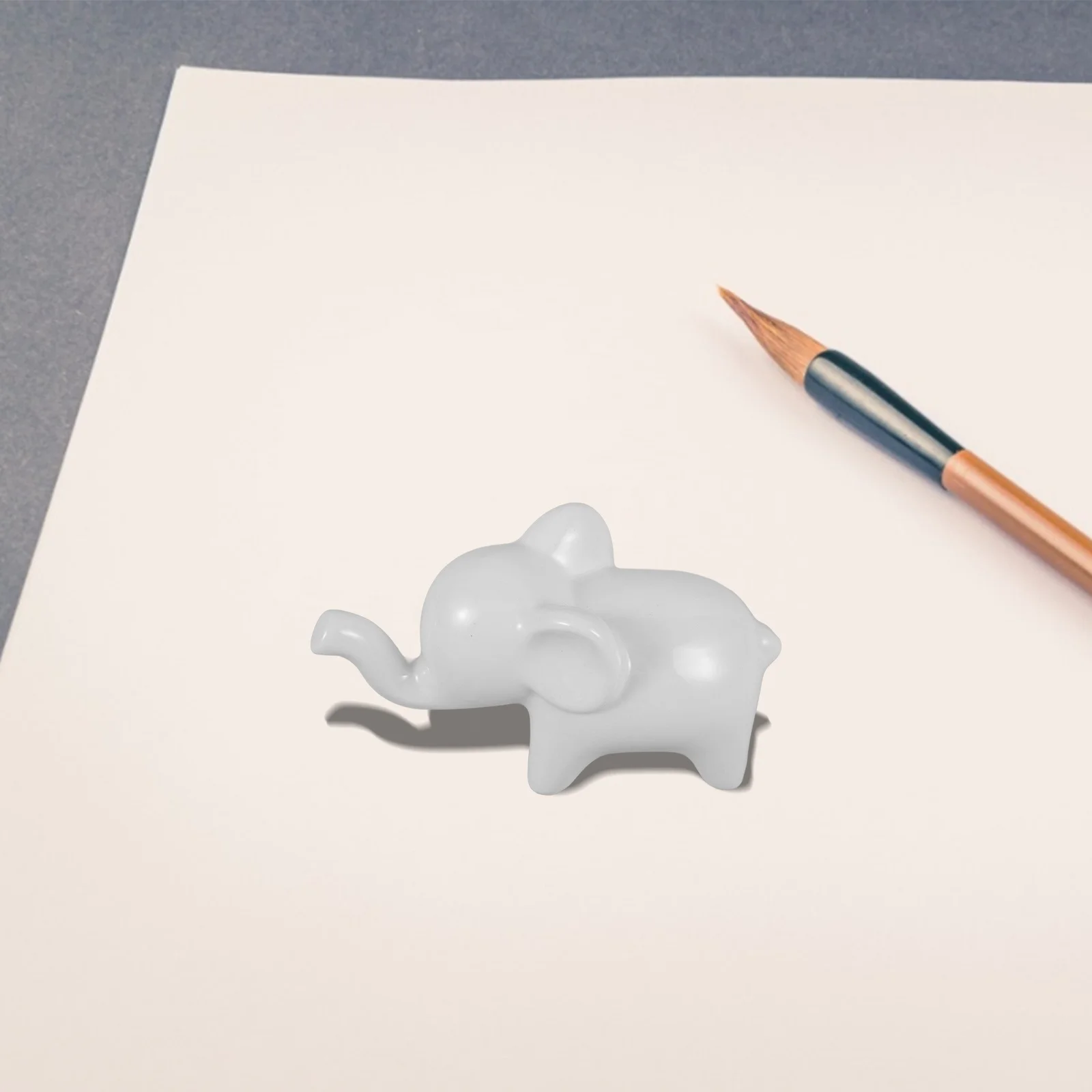 

Chinese Style Ceramic Pen Holder Calligraphy Brush Storage Exquisite Craftsmanship Durable Desktop Decoration Gift