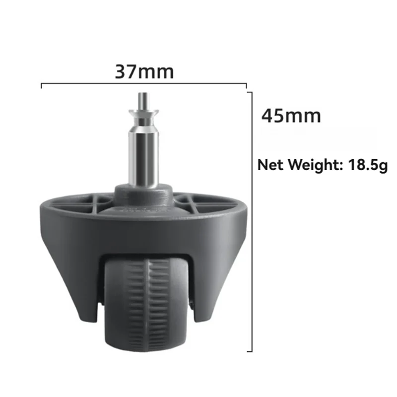 B58B-Traveling Wheel For Narwal J4/J5 Robot  Vacuum Cleaner Parts  Sweeper Universal Wheel Attachments