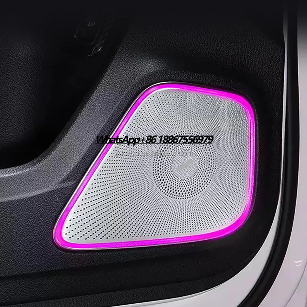 

64 Color LED Midrange Speaker Cover Ambient Light for Mercedes New A/B/CLA/GLA/GLB W177 W118 W247 Illuminated Auto Horn Cover