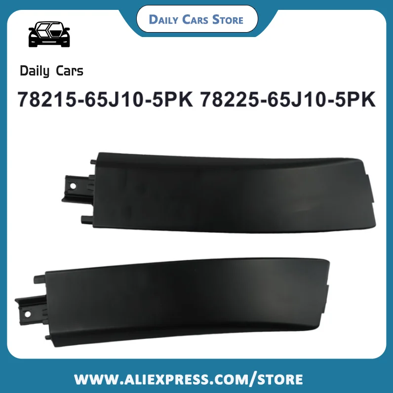 2Pcs Roof Rack Rail Front End Cap Left & Right For Suzuki Grand Vitara 06-15 Roof Stand Front End Cover 78215-65J10-5PK