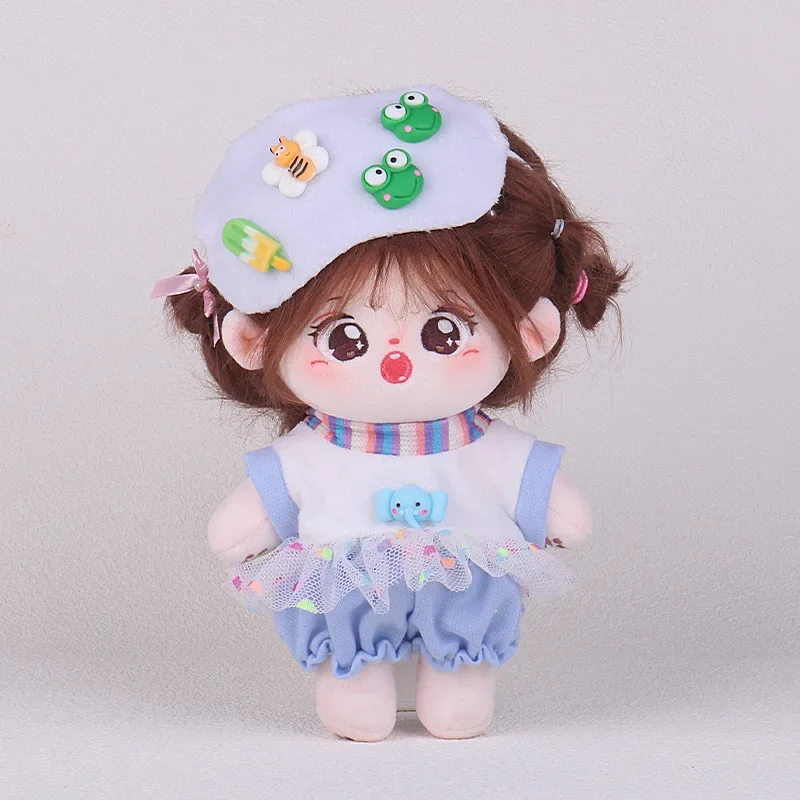 Lovely Lolita 20cm Cotton Doll Clothes Princess Dress Girl Dolls Clothes Doll Accessories Plush Doll Clothes Kids Girls Toy Gift