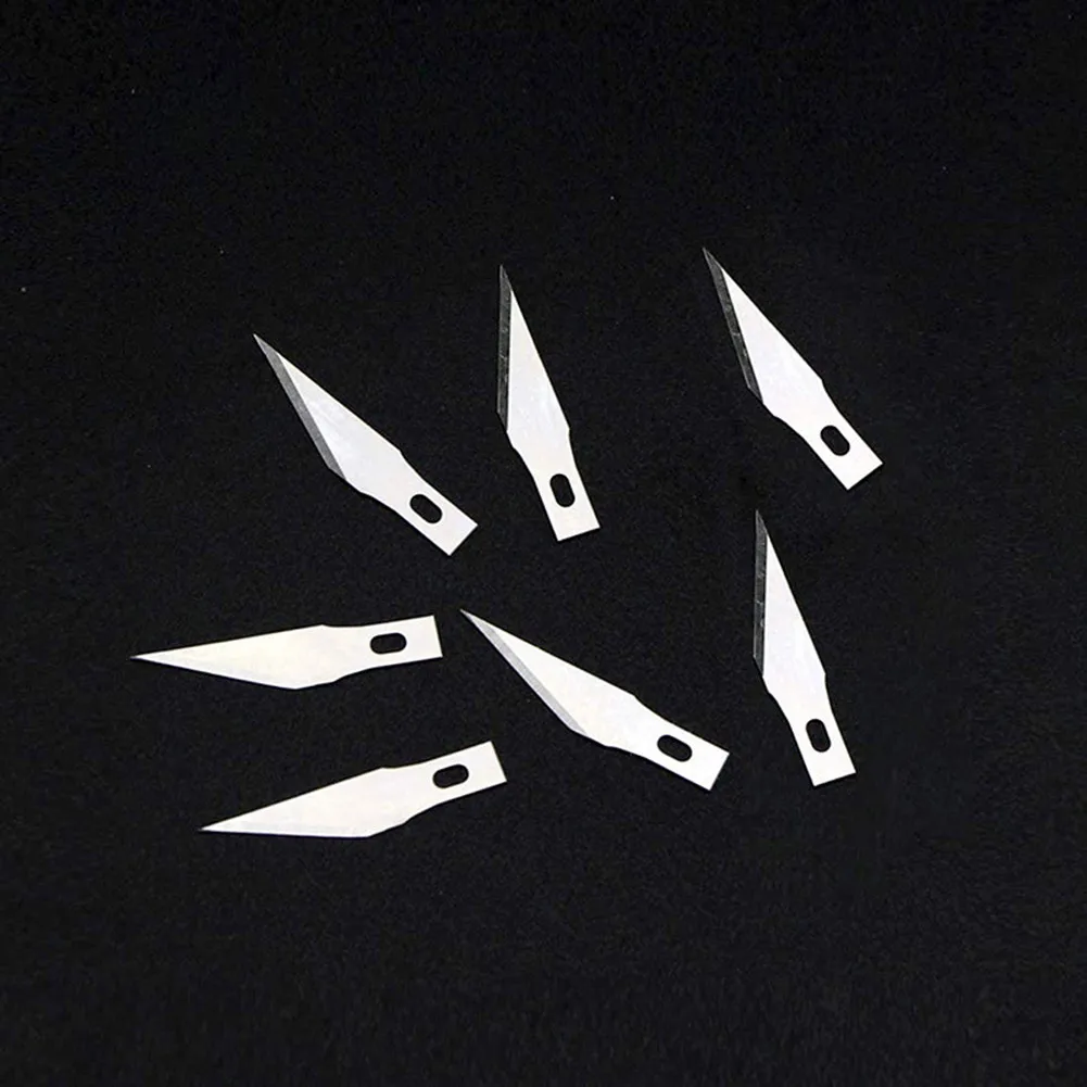 50/100Pcs 11# Blades Stainless Steel Engraving Blades Metal Blade For X-Acto Exacto Tool SK5 Graver Hobby Style Multi Tool Use