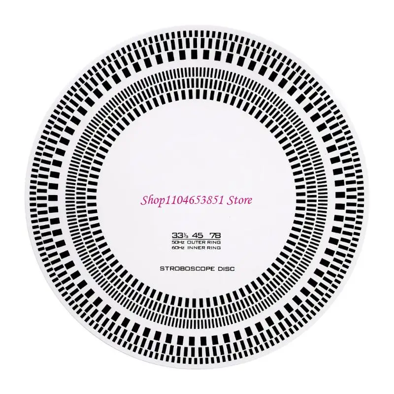 LPs Vinyls Record Turntables Phono Tachometer Calibration Strobe Disc Stroboscope Mats 33 45 78RPM