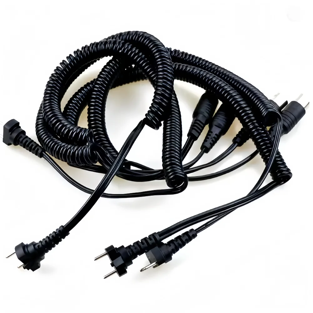 3핀 6mm 9mm 강력한 210 204 90 105L 102L 마라톤 핸드피스 전원 케이블 전기 네일 드릴 액세서리 매니큐어 기계용