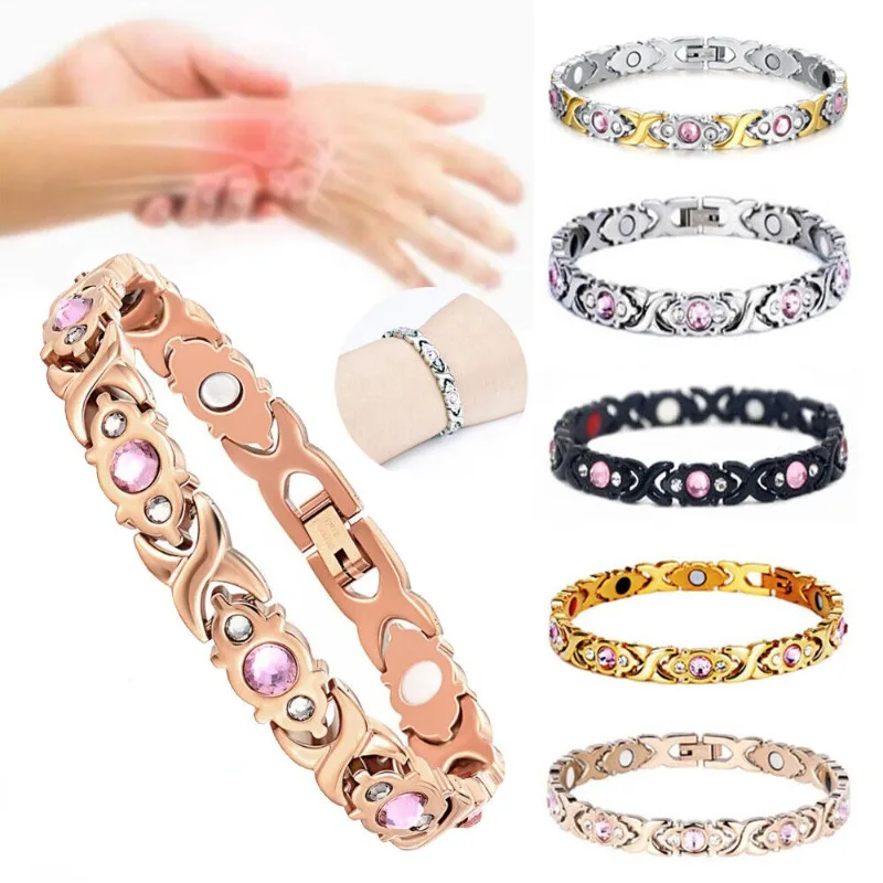 Women Slimming Bangle Bracelets Twisted Magnetic Therapy Bracelet Healthcare Trendy 7 Colors Weight Loss Energy Magnets Jewelry