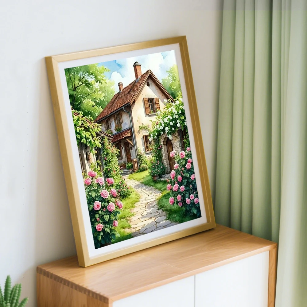 Nowa Dostawa Tkanina do Haftu  – Embroidery Rose Stitch recenzja i cena