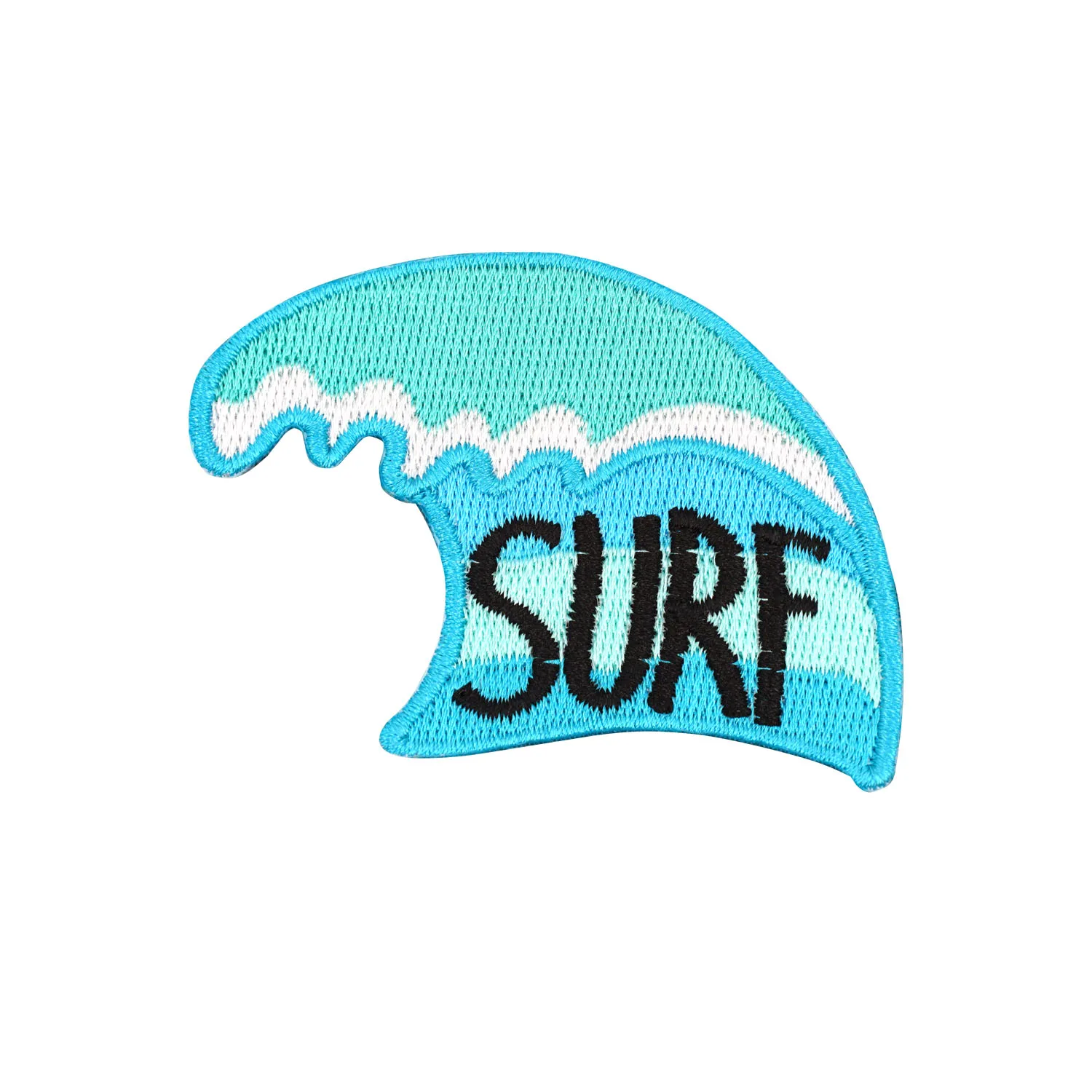 Beach Waves Patch surfer patch Embroidery Patch Iron On Patches For Clothing Funny patch On Clothes Embroidered Ironing Sticker