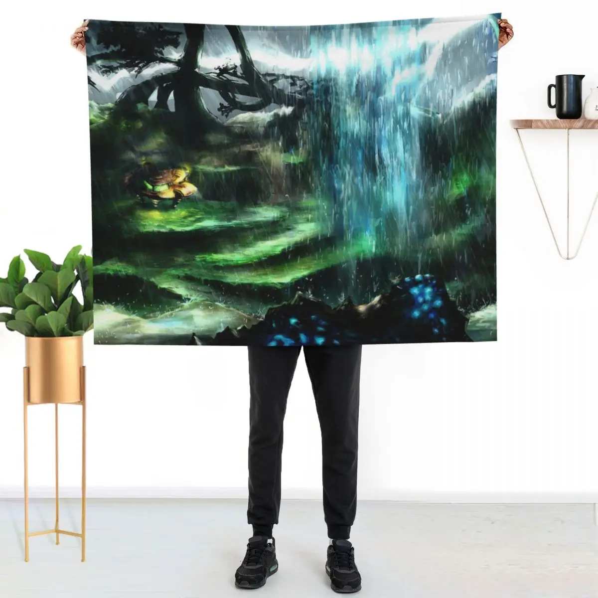 Metroid Metal: Tallon Overworld- Where it all begins Throw Blanket Hairys Summer Beddings Plush Plaid Nap Cute Blankets