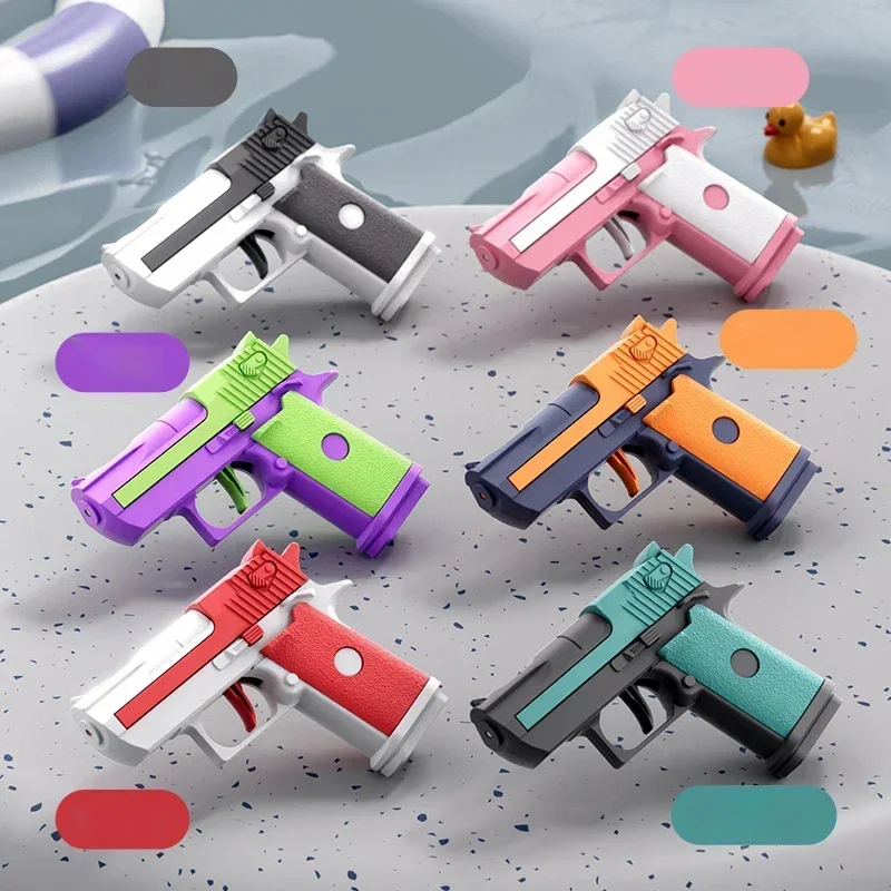Mini pistola ad acqua Meccanica a fuoco continuo Pistola ad acqua Piscina estiva Tiro Watergun Pistola ad acqua manuale Gioco all'aperto Giocattoli Regali