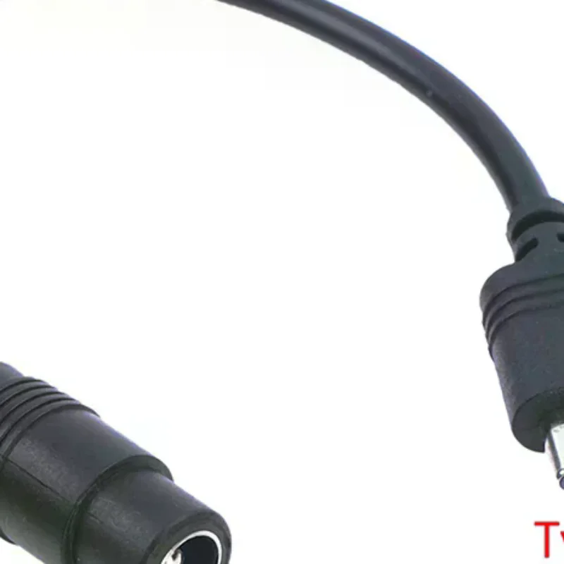 DC Type-c Female To 5.5*2.1 Female Cables 5521 Power Jack DC Power Conector 5.5x2.1 Adapter USB Type C Converter