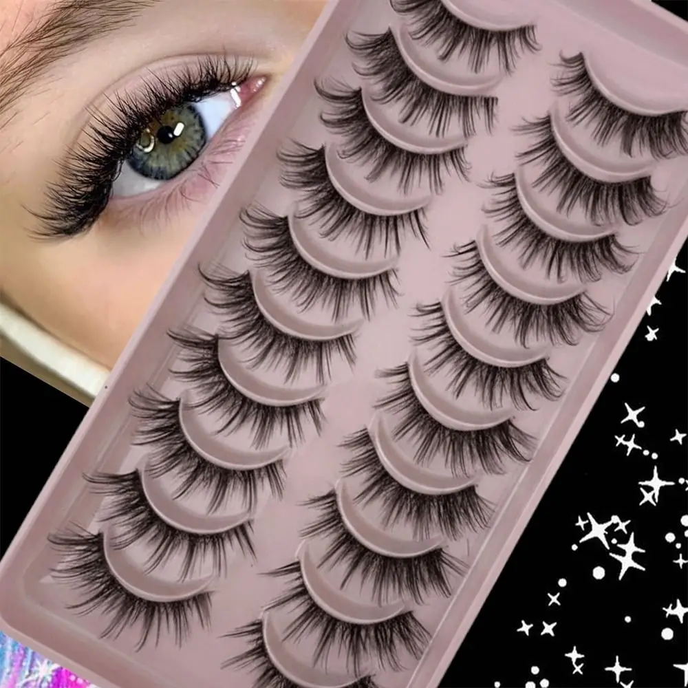 

New 3D Mink False Eyelashes Long Natural Eyelash Extension Fake Lashes Fluffy Eye Lashes for Women Beauty