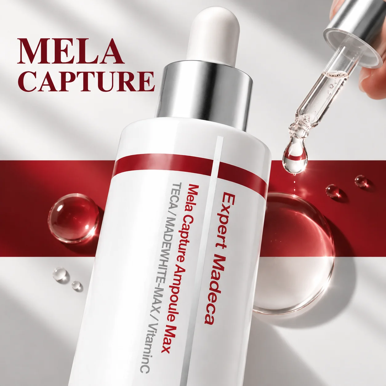 Mela Capture Ampoule Max Expert Madeca Facial Serum TECA MADEWHITE-MAX VitaminC Brightening Repair Skin Barrier Facial Skin Care