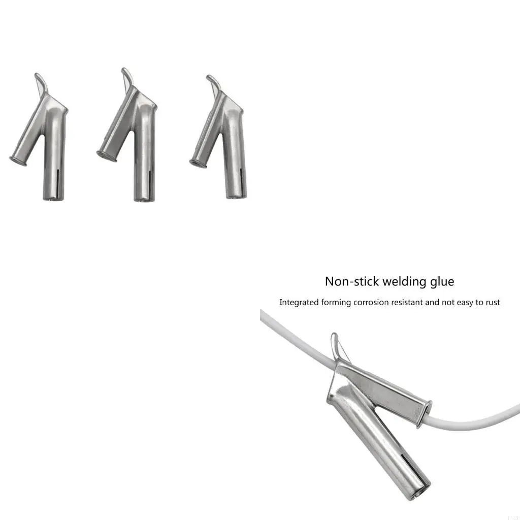 

P82E Hot Air Welding Guns Accessories, Stainless Steel Welding Nozzle Standard Round