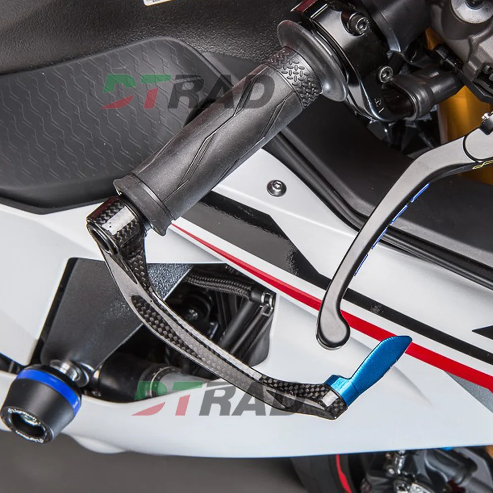 For YAMAHA YZF-R1/M R6 R3 R7 R15 R25 R125 Bike Protection Carbon Fiber Handle Bar Grips End Brake Clutch Lever Guard Protection