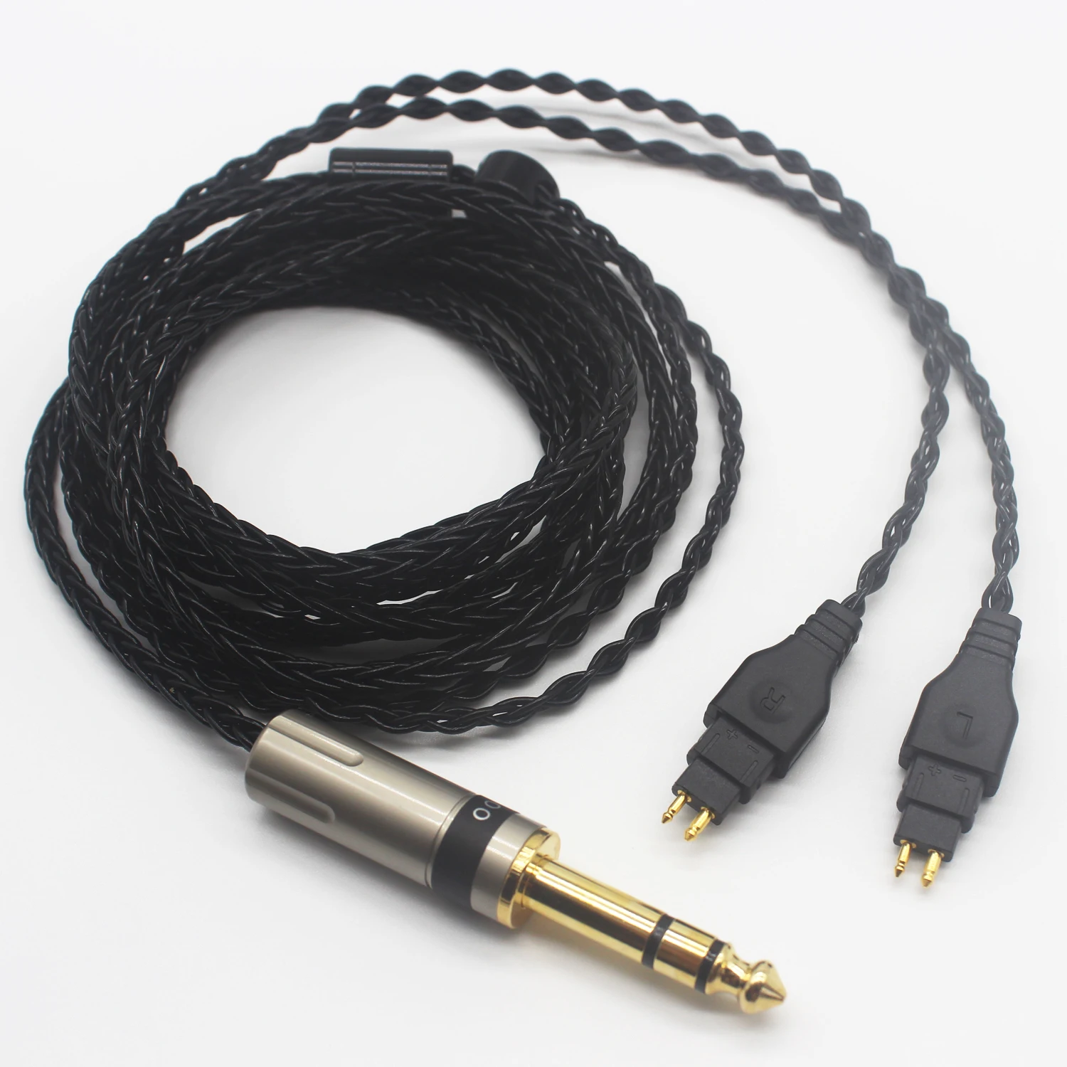 Youkأموo 6.35 مللي متر استبدال ترقية كابل متوافق ل Sennheiser HD580 HD600 HD650 HD660S HD58X HD6XX ترقية كابل-B