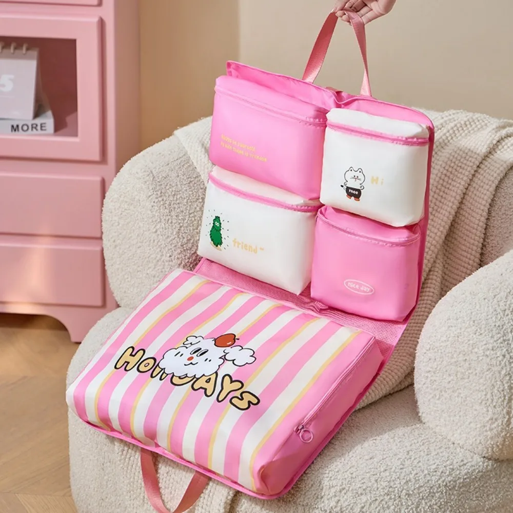 

Large Capacity Travel Storage Bag Lightweight Divided Storage Luggage Organizing Bag Moisture-proof Foldable