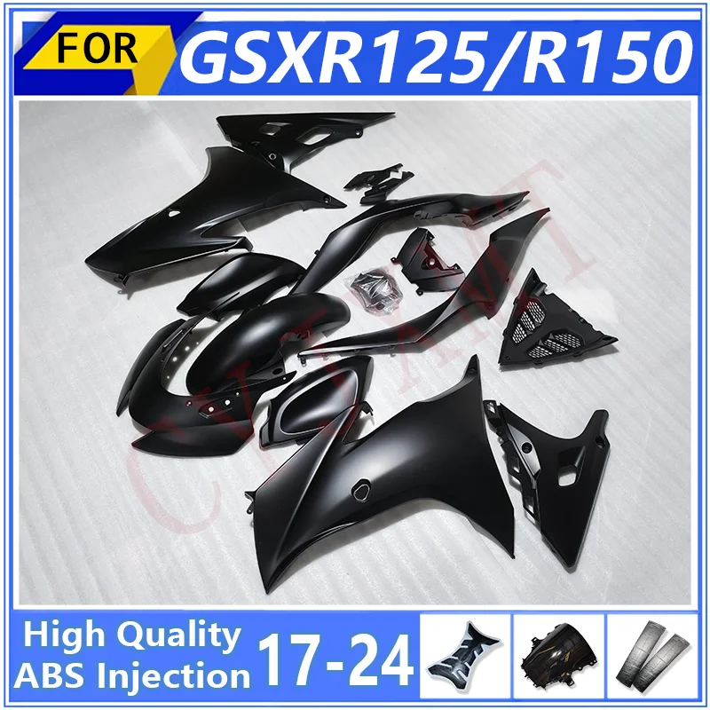 

Обтекатели мотоцикла для Suzuki Gsxr125 Gsxr150 2017-2024 года, комплект обтекателей с полным покрытием Gsx-r125 17-24, матовый черный корпус кузова