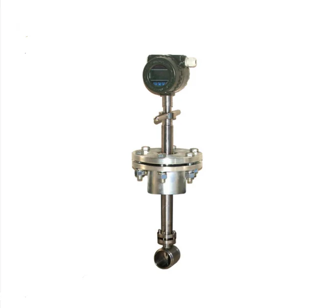 SS3040 High Temperature Hydrogen Saturated Steam Air 8inch Plug-in Flowmeters Insertion Type   Flow Meter