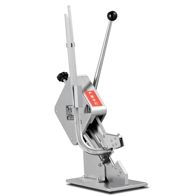 Machine à sceller les saucisses en forme de U, cercleuse à ongles en aluminium, machine à relier les tible de sacs en plastique de supermarché