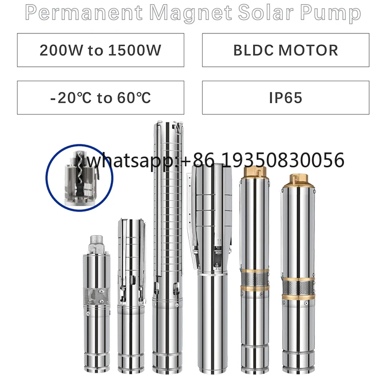 Solar Water Pumping System 10HP 20Hp 30Hp Submersible Water Pump