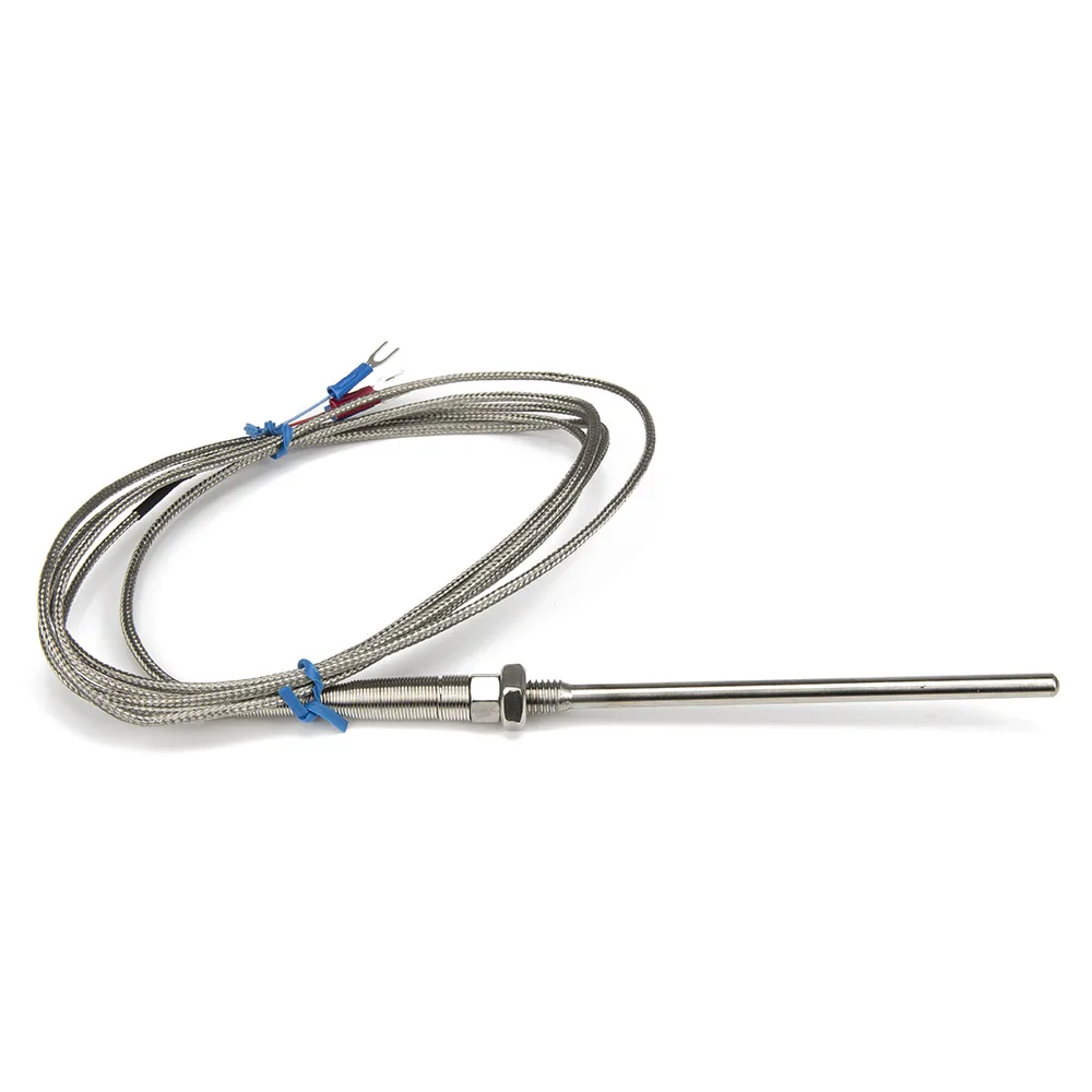 FTARP07 PT100 type 2m cable probe head RTD temperature sensor M8 thread probe length 50mm 100mm 150mm 200mm