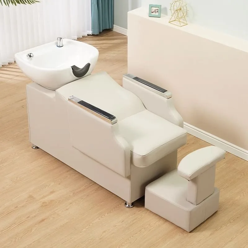 Customizable Color Shampoo Salon Furniture, Shampoo Bed, Shampoo Chair with Bowl