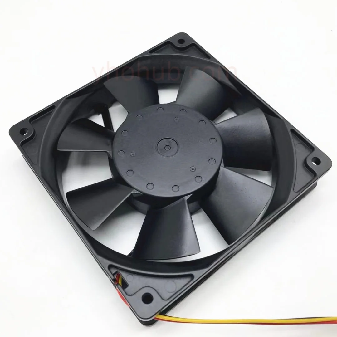 Sanyo Denki 109P1224H4D031 DC 24V 0.24A 120x120x25mm 3-Wire Server Cooling Fan