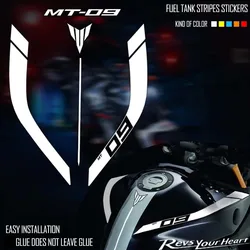 NEW Motorcycle Sticker Racing MT-09 Fuel Tank Decals Logo Accessories Waterproof For Mt09 Mt 09 mt-09