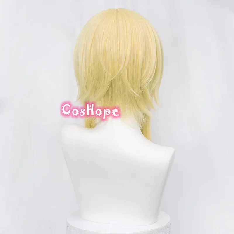 Traveler Cosplay Aether Lumine Blonde Perücke Cosplay Anime Cosplay Perücken Hitzebeständige Synthetische Perücken Halloween