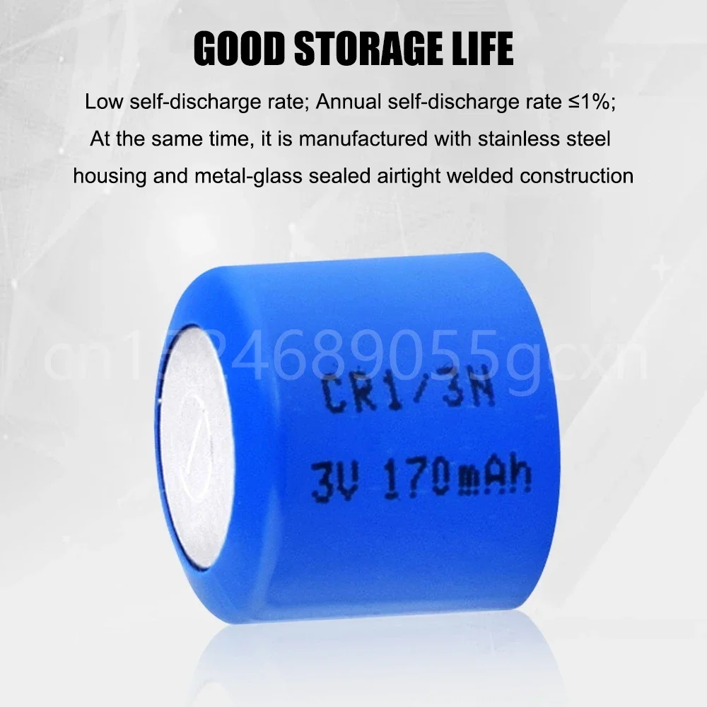 단추 고방전 고전류 배터리, 3V 리튬 전지, 170mAh, CR1, 3N, M6, M7, DL-1, 3N, CR13N, CR1, 3N, 3V 배터리, 1-5 개